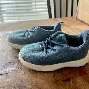 Smallbirds / Allbirds Teal Wool Runners size T6